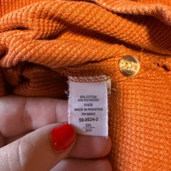 KingSize Orange Long-Sleeve Pullover - Picture 4 of 4